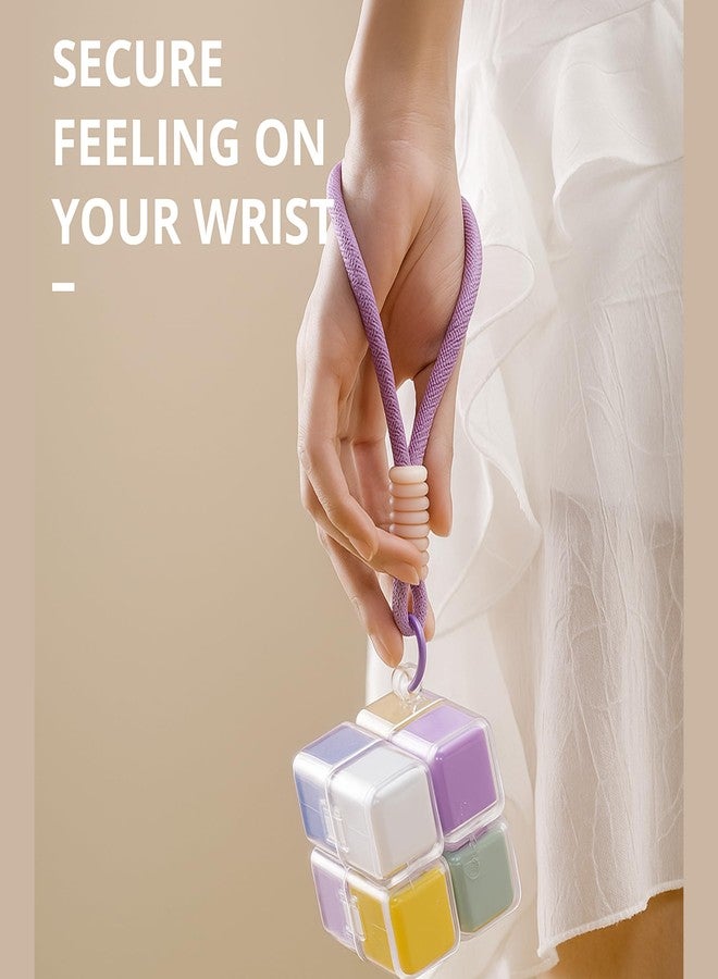 Shrux Portable Pill Box for Travel with 8 Separate Compartments | Compact Daily Medicine Organizer with Magnetic Lock & Rope Handle | Easy Clean Design - Image 4